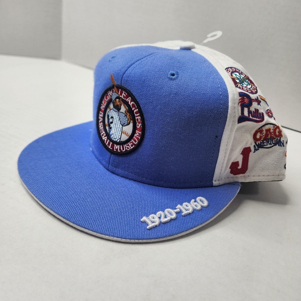 Negro League Baseball Museum Patch Hat Size 7 1/4 Fitted Cap NWT Dead Stock